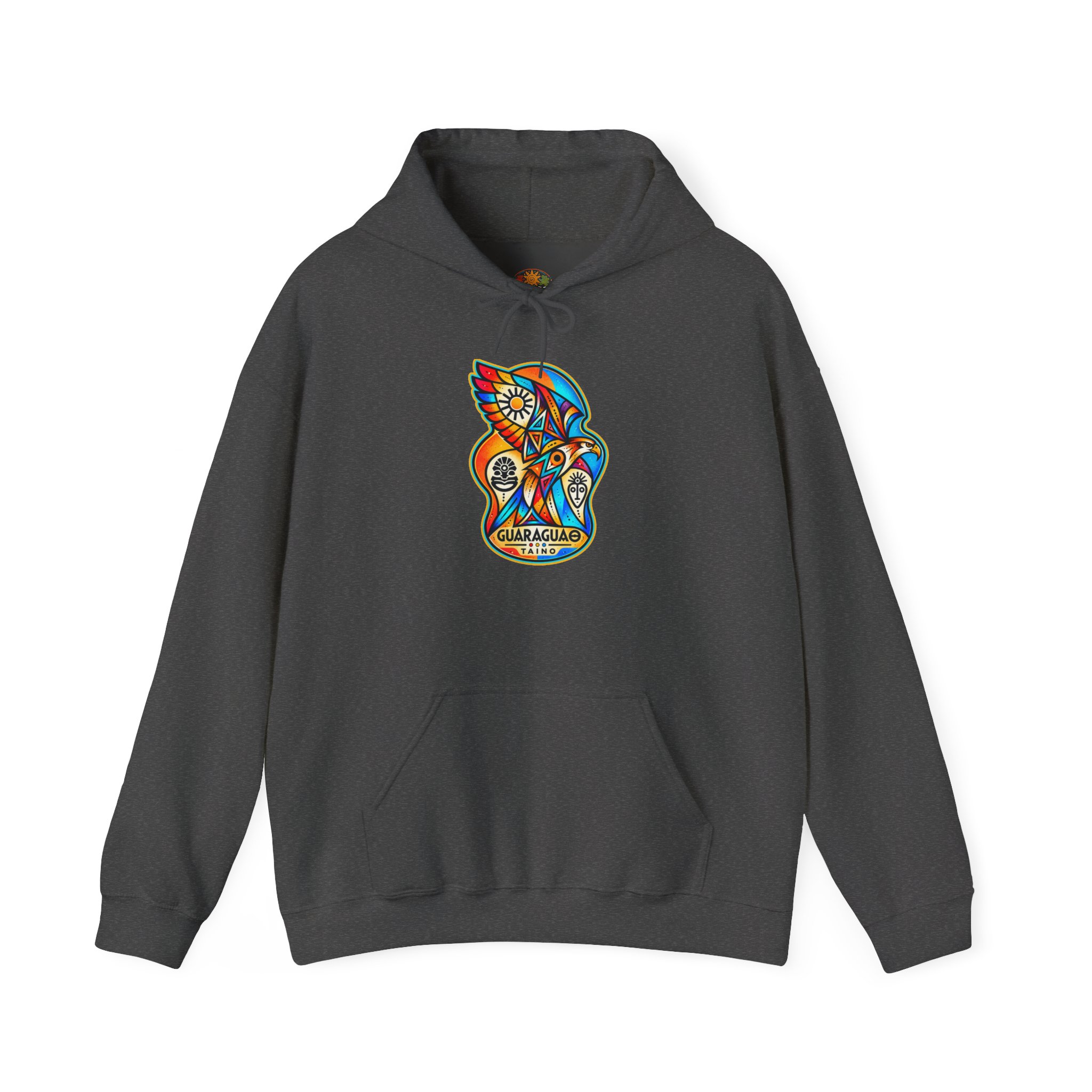 Guaraguao Taíno Hoodie – Puerto Rican Heritage Hawk Sweatshirt - Image 32