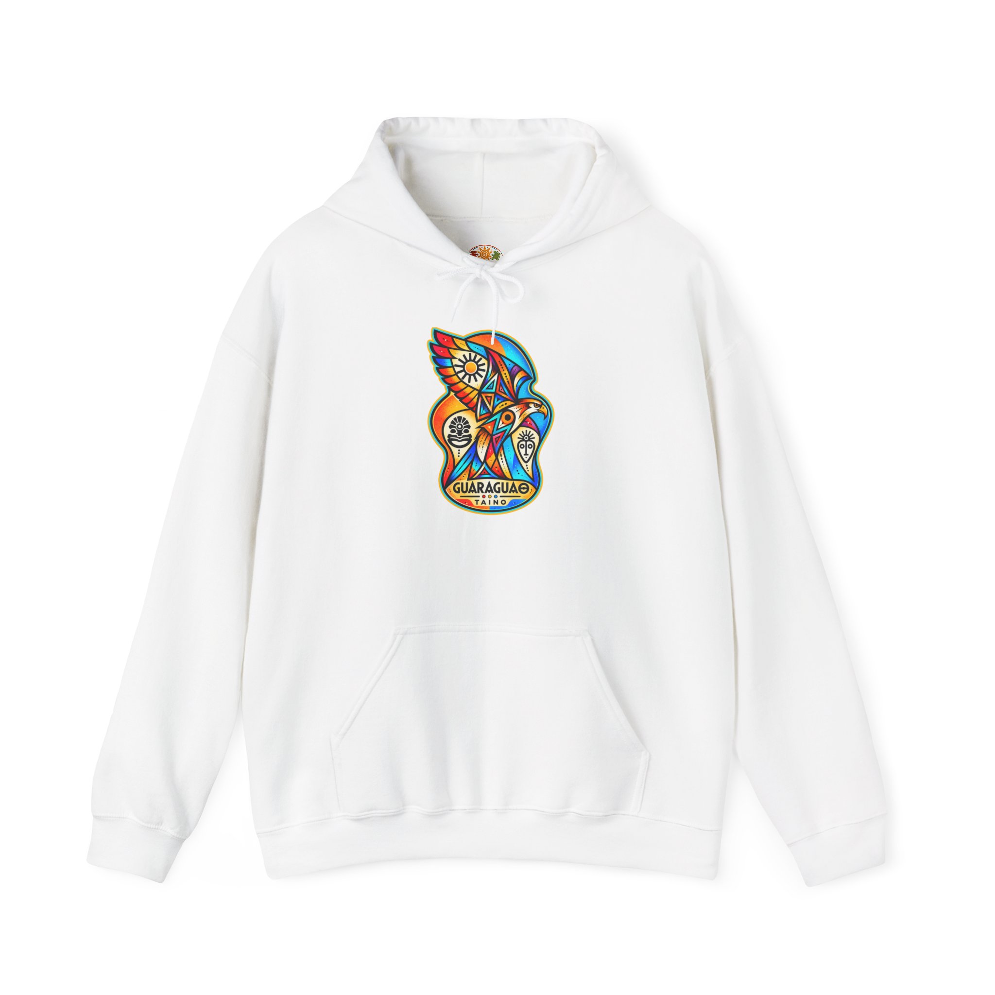 Guaraguao Taíno Hoodie – Puerto Rican Heritage Hawk Sweatshirt - Image 4