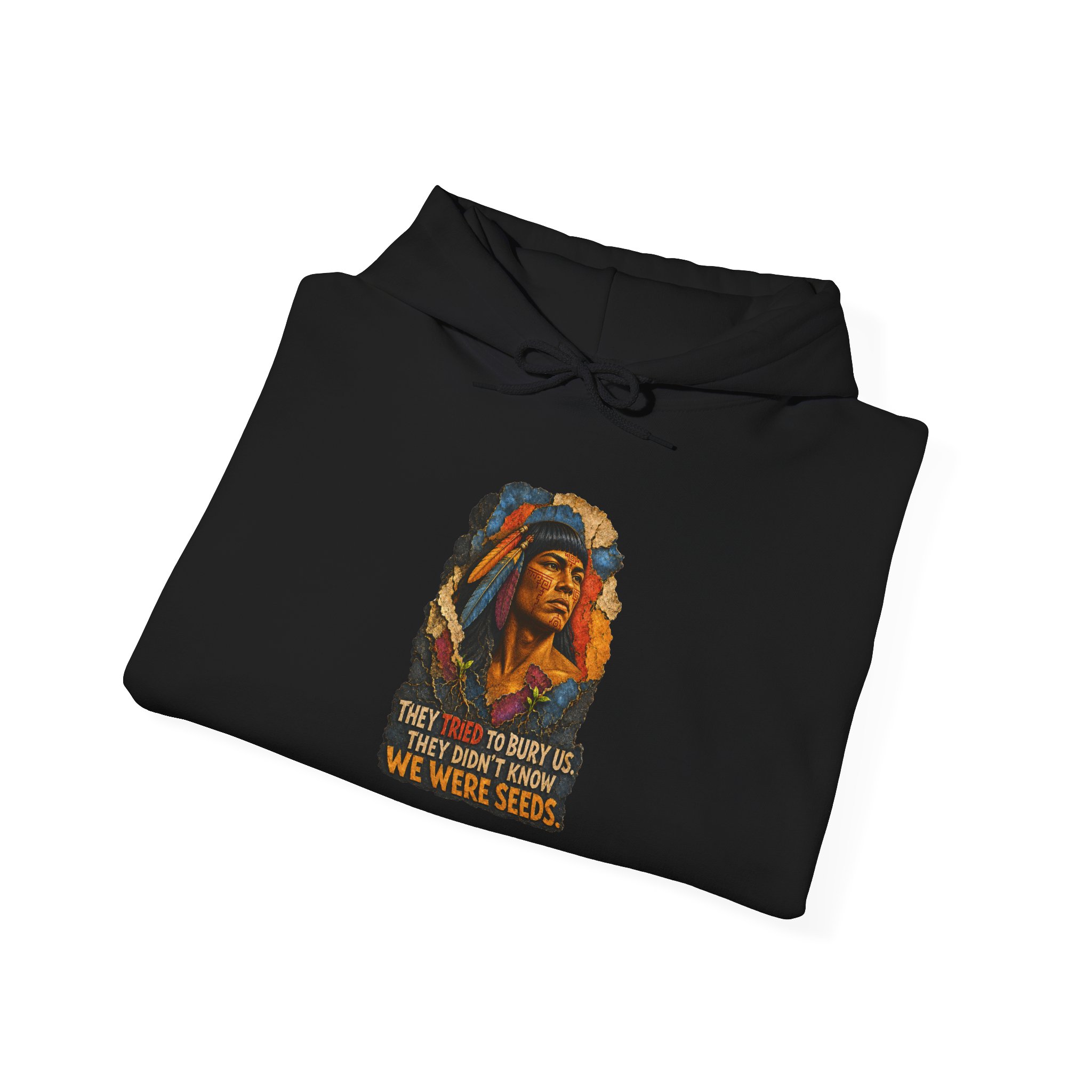 We Were Seeds Taíno Hoodie – Borikén Heritage Design - Image 14