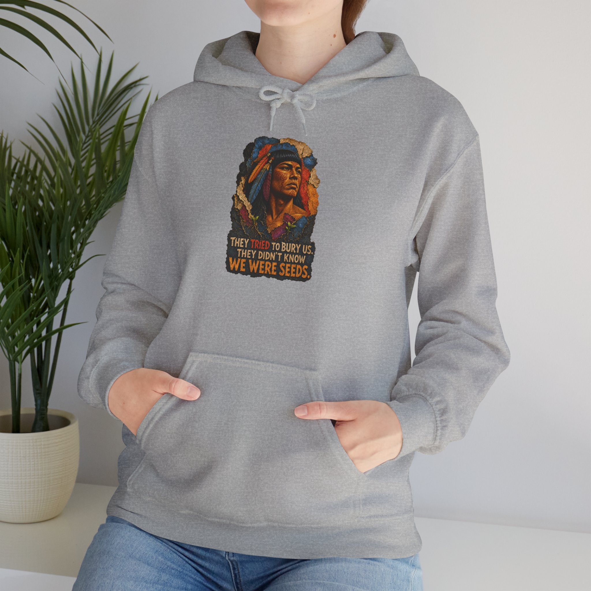 We Were Seeds Taíno Hoodie – Borikén Heritage Design - Image 15