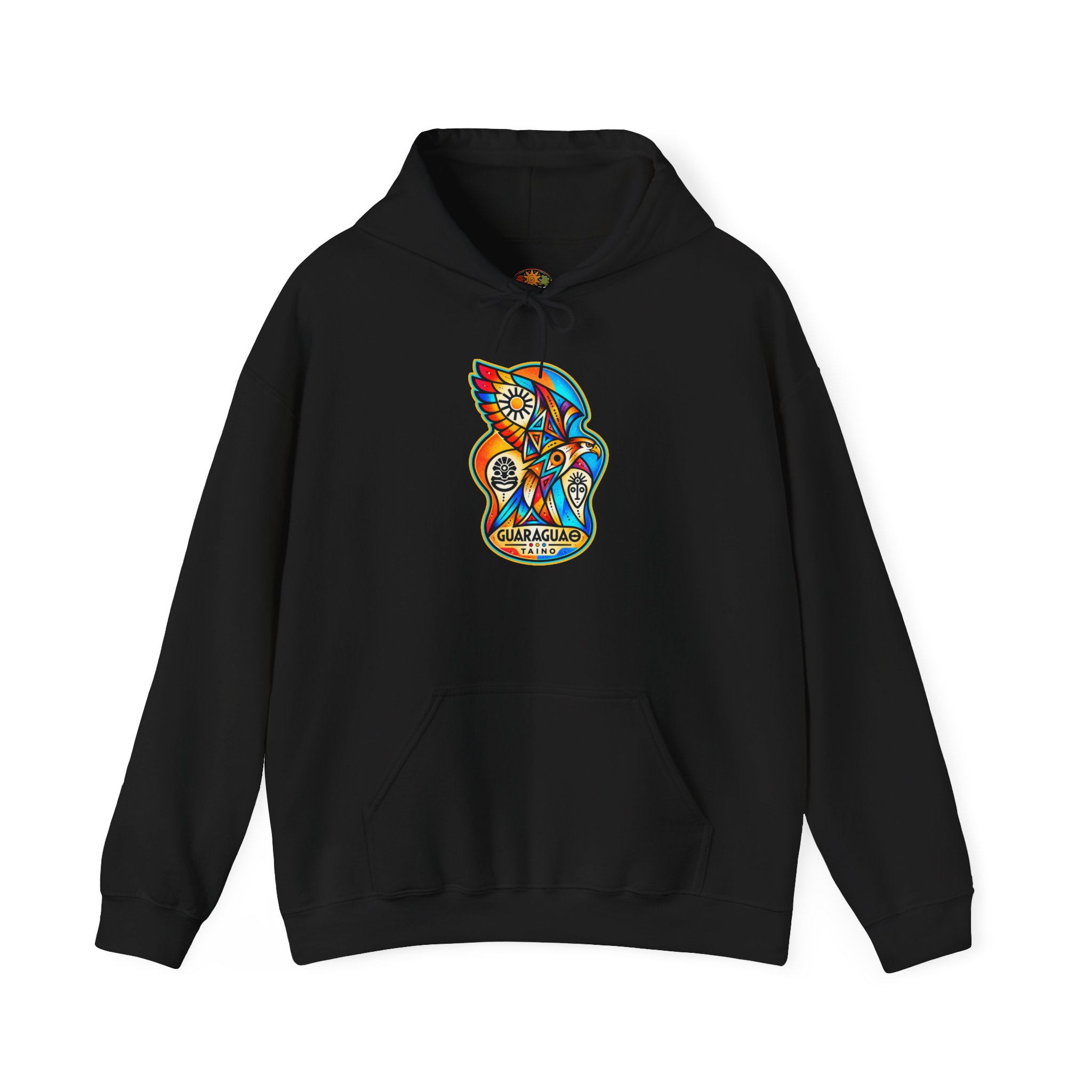 Guaraguao Taíno Hoodie – Puerto Rican Heritage Hawk Sweatshirt - Image 11
