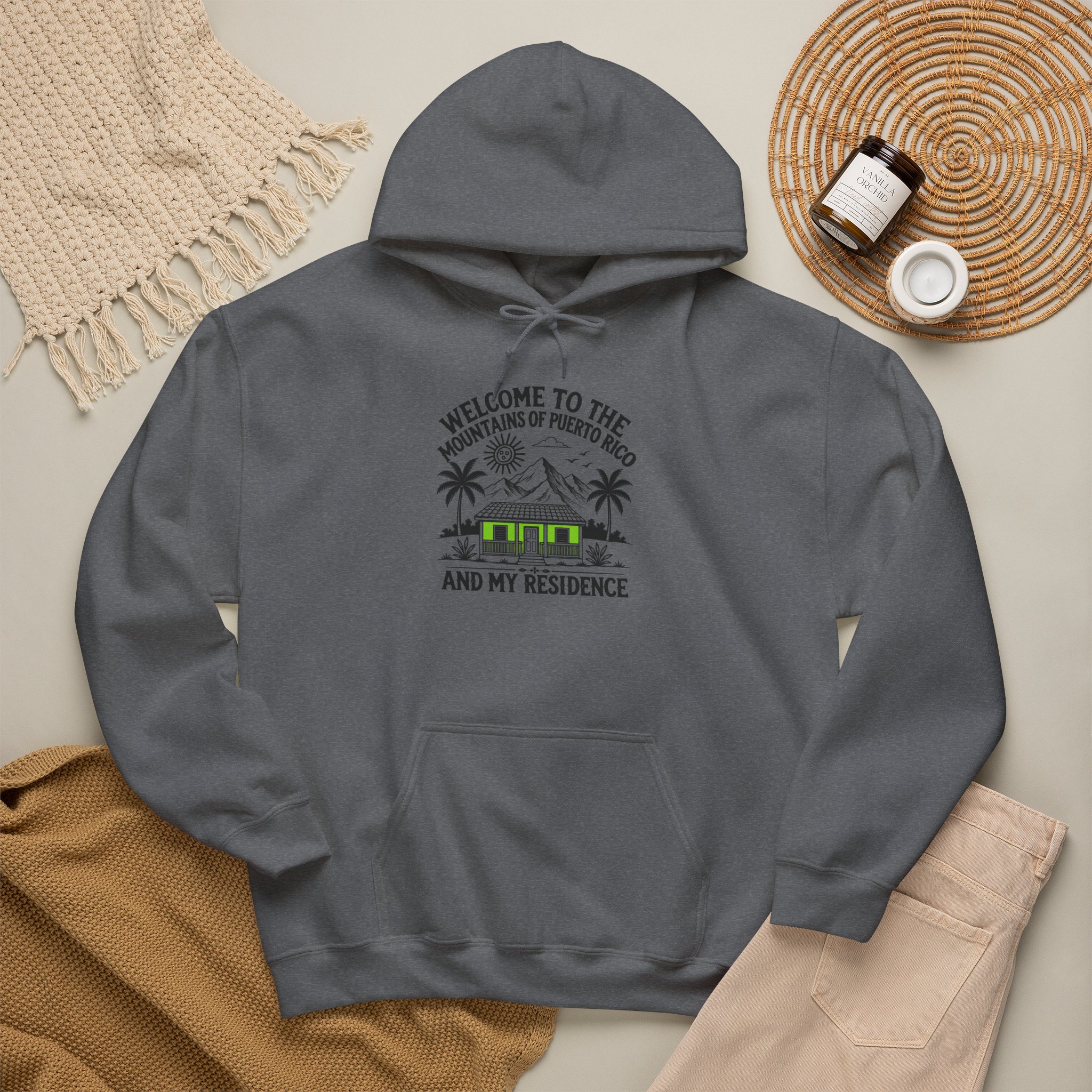 Puerto Rico Mountains Hoodie — Welcome Home Heritage Design - Image 17