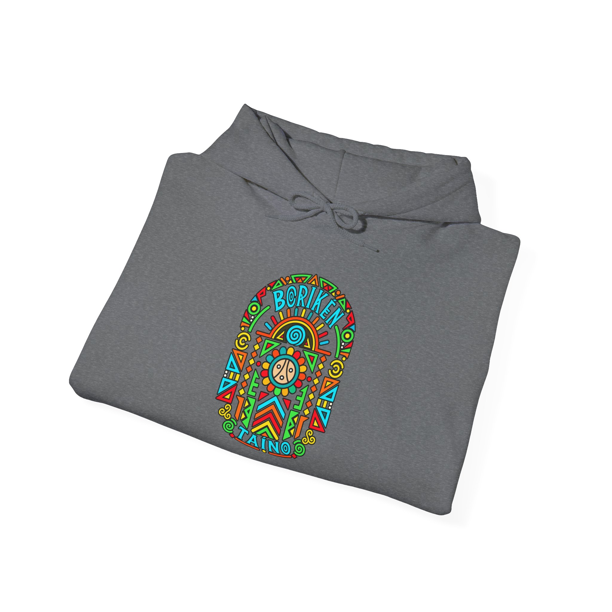 Borikén Taíno Hoodie – Colorful Puerto Rican Heritage Design - Image 28