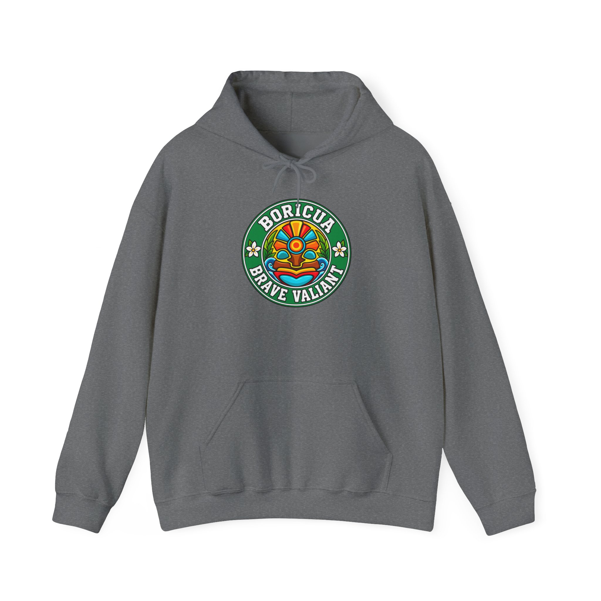Boricua Brave Valiant Hoodie – Colorful Taíno Heritage Design - Image 21