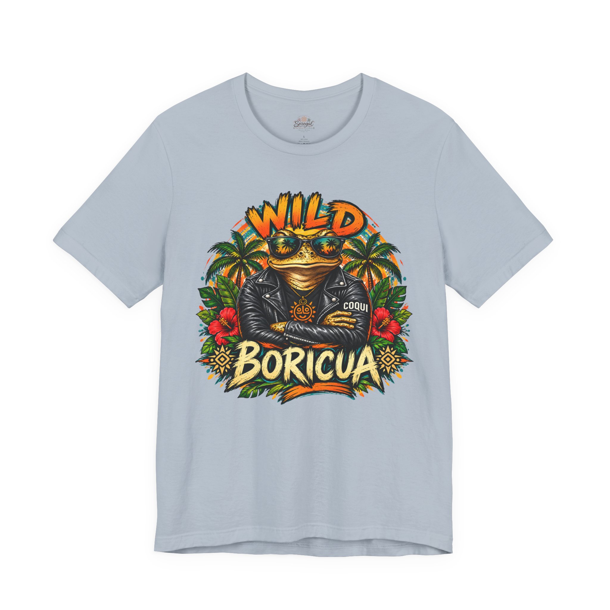 Boricua Wild Frog Tee | Puerto Rican Pride T-Shirt - Image 7