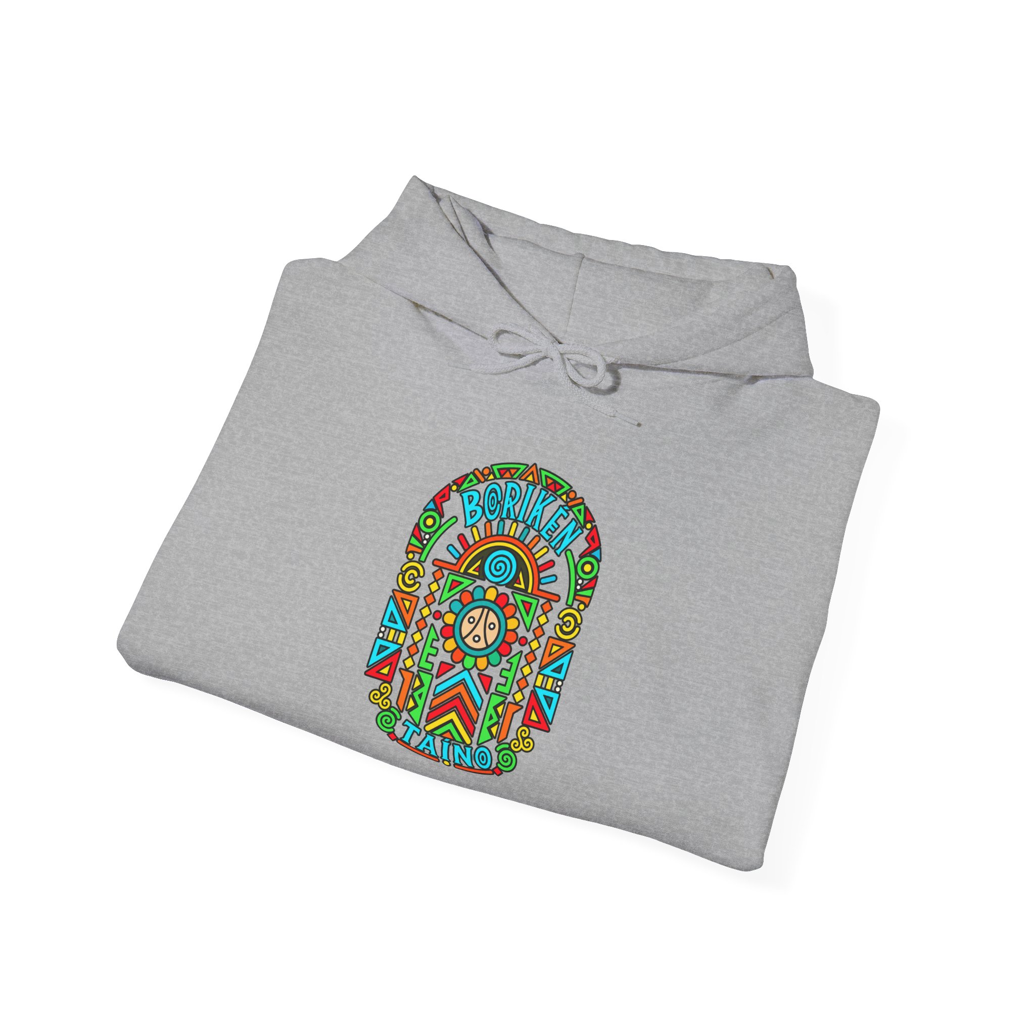 Borikén Taíno Hoodie – Colorful Puerto Rican Heritage Design - Image 21
