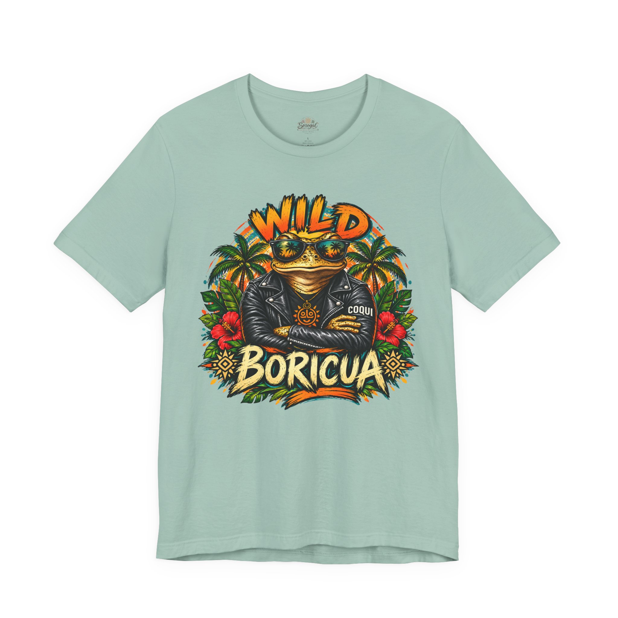 Boricua Wild Frog Tee | Puerto Rican Pride T-Shirt - Image 6
