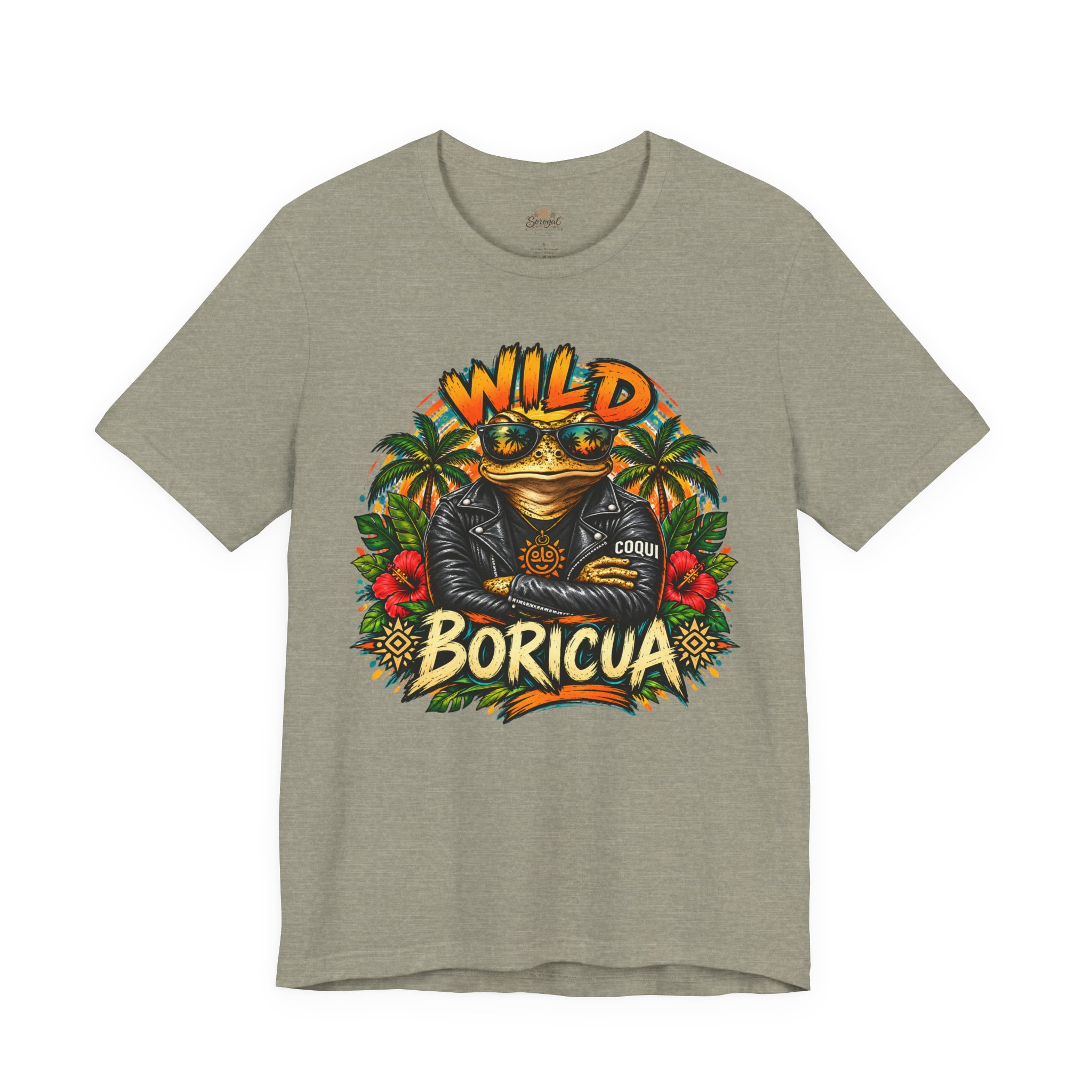 Boricua Wild Frog Tee | Puerto Rican Pride T-Shirt - Image 4
