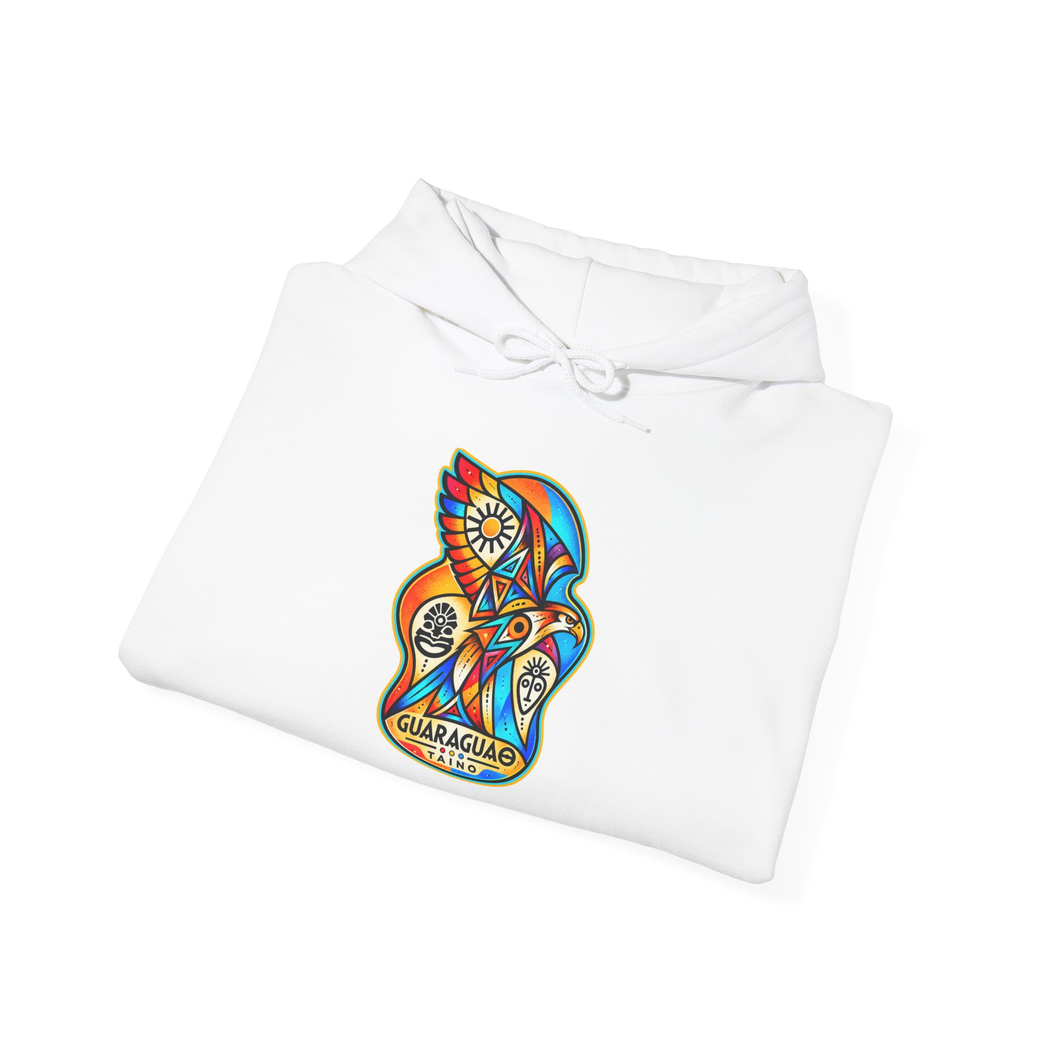 Guaraguao Taíno Hoodie – Puerto Rican Heritage Hawk Sweatshirt - Image 7