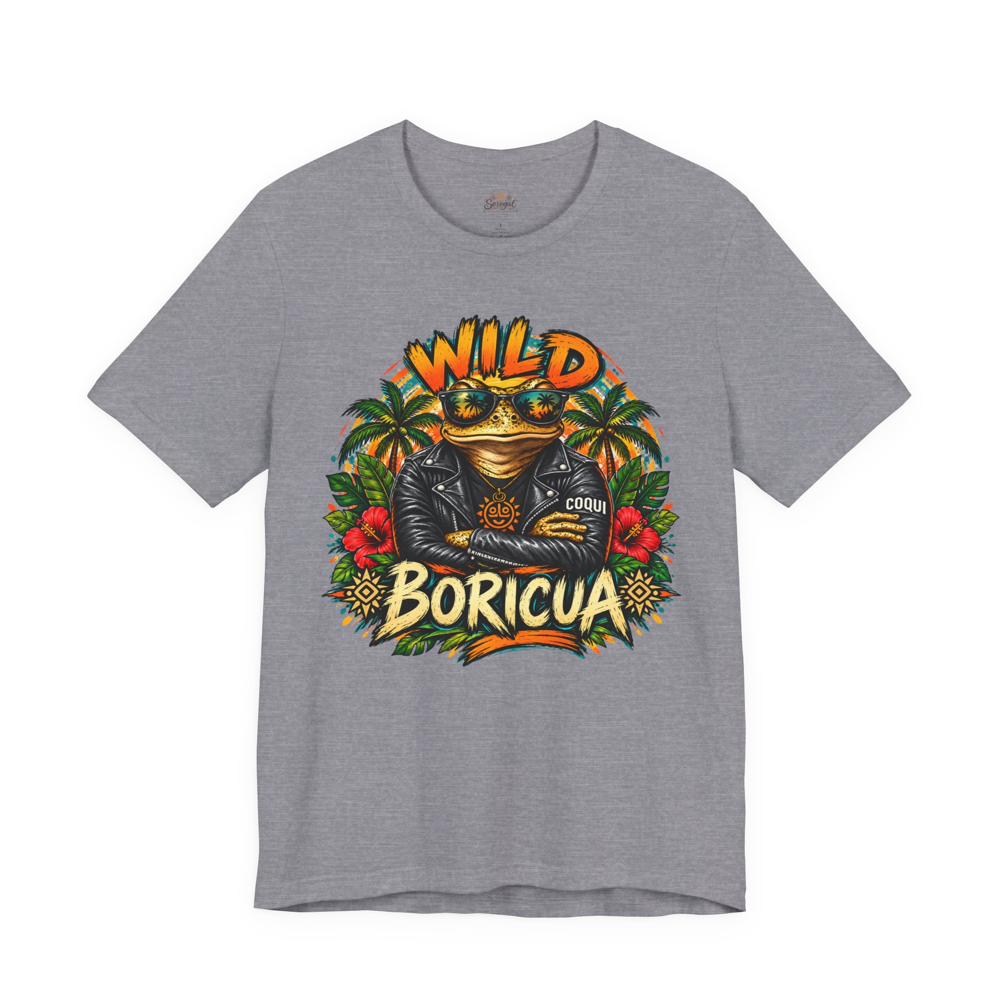 Boricua Wild Frog Tee | Puerto Rican Pride T-Shirt - Image 8