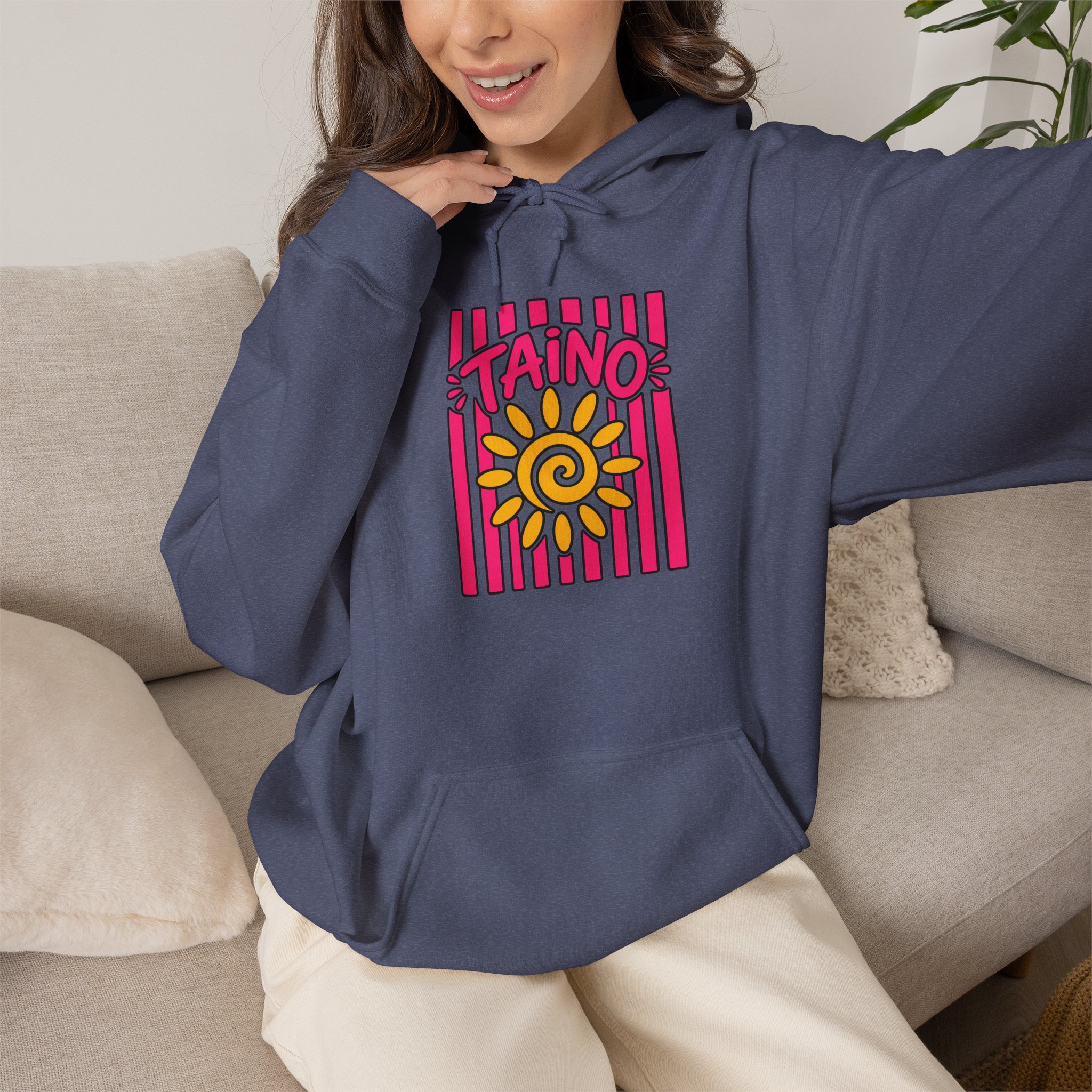Taíno Sun Hoodie – Puerto Rican Heritage Graphic Sweatshirt - Image 30