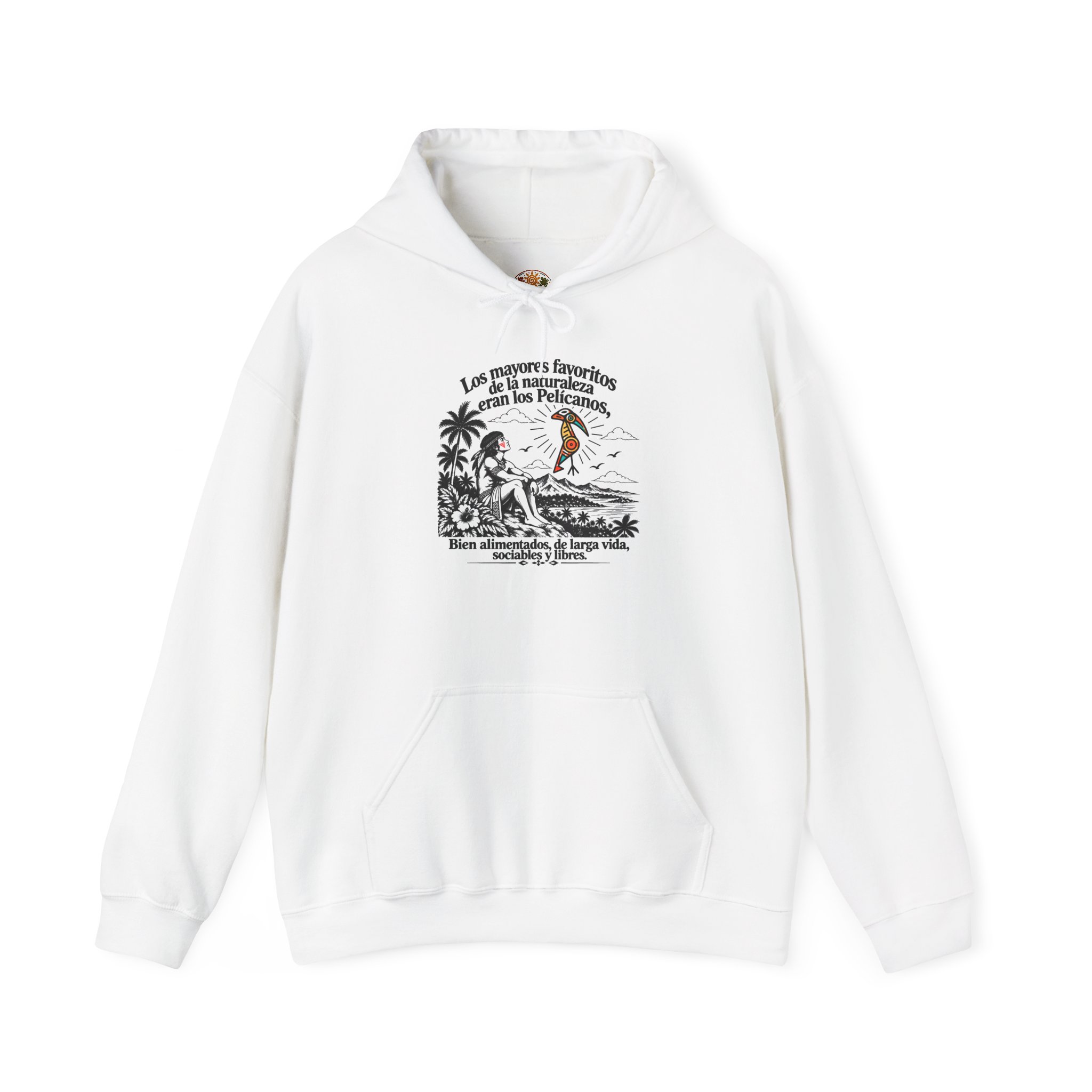 Hoodie — Pelícano Taíno “Los Mayores Favoritos de la Naturaleza” - Image 4