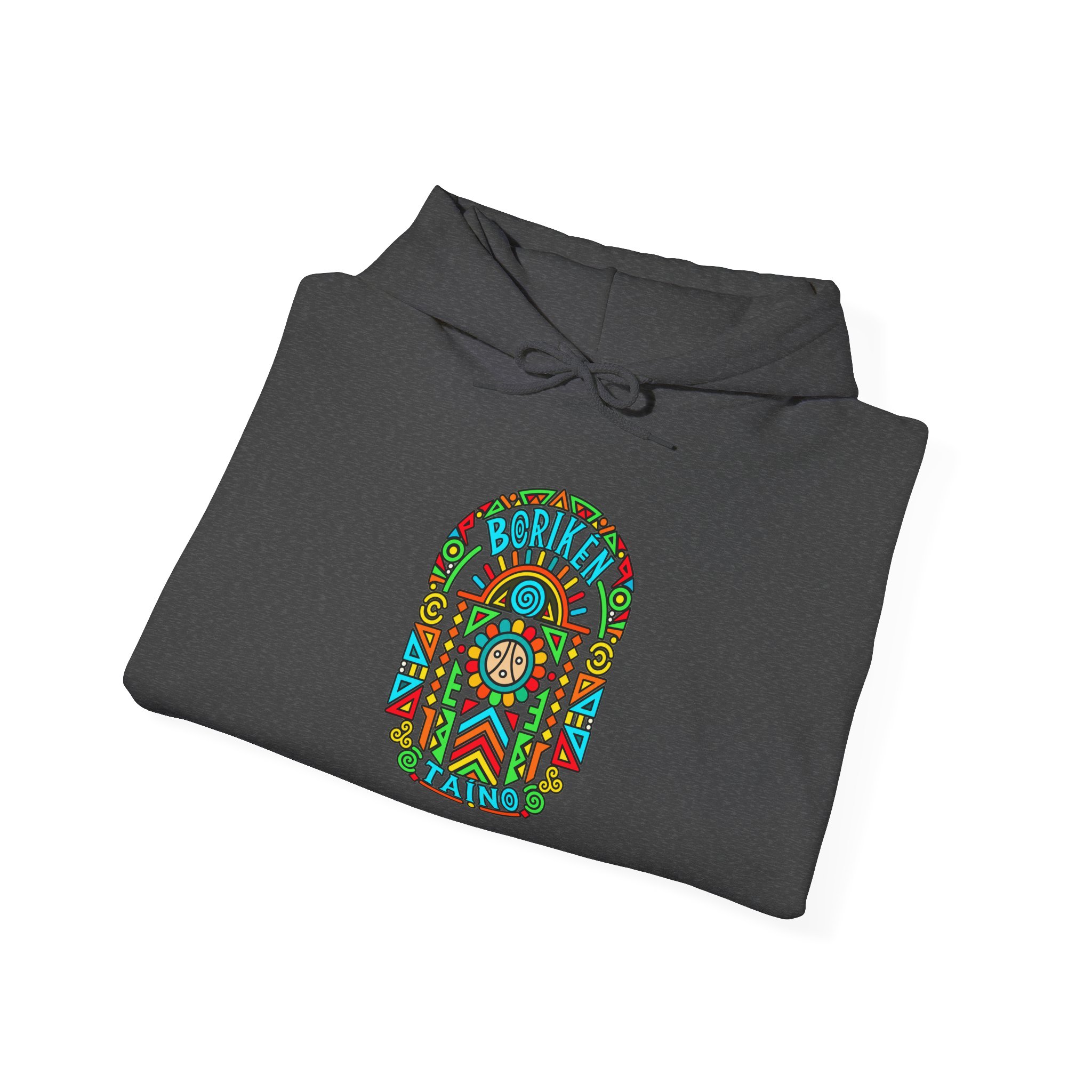 Borikén Taíno Hoodie – Colorful Puerto Rican Heritage Design - Image 35
