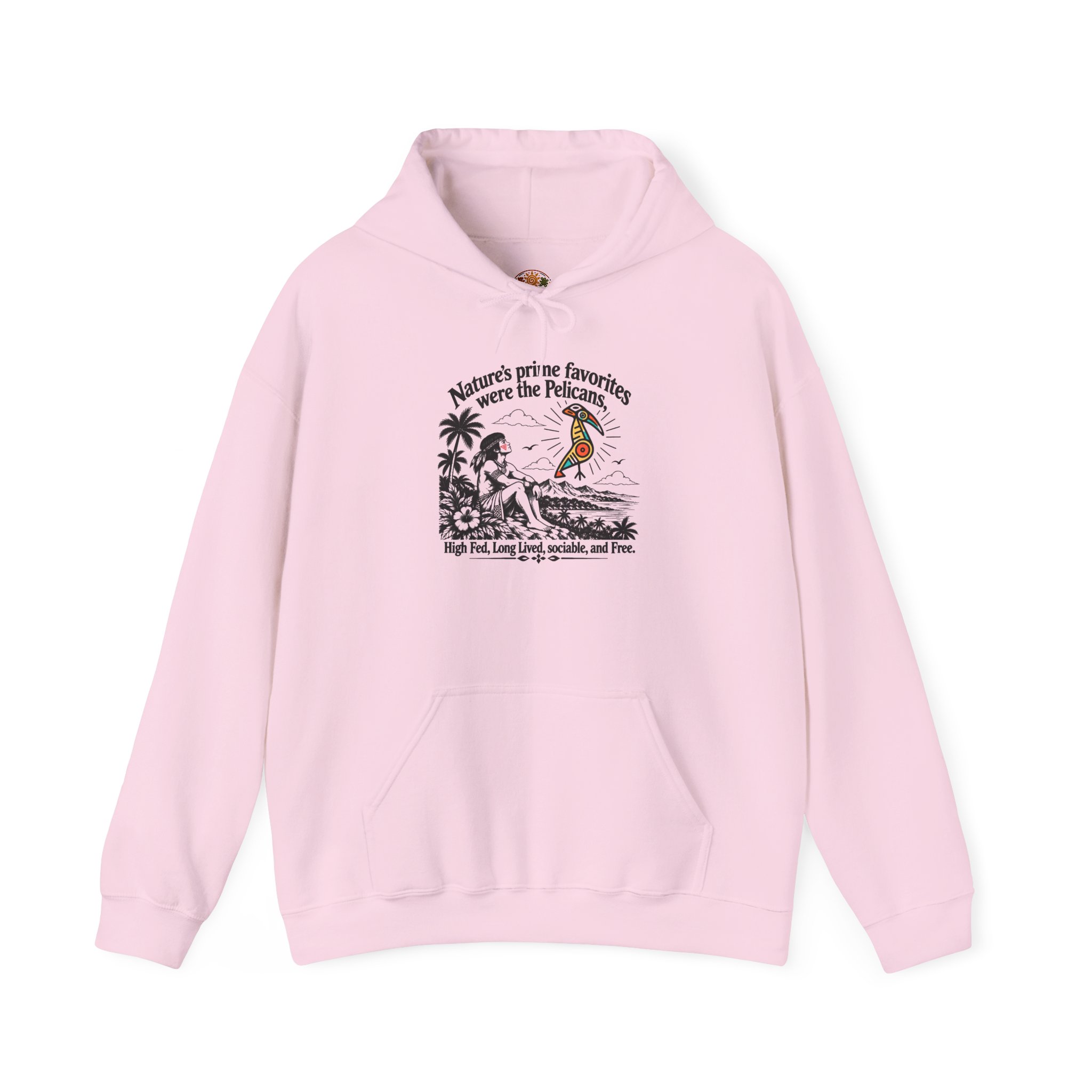 Taíno Pelican Hoodie — Spanish Puerto Rican Heritage Design - Image 32