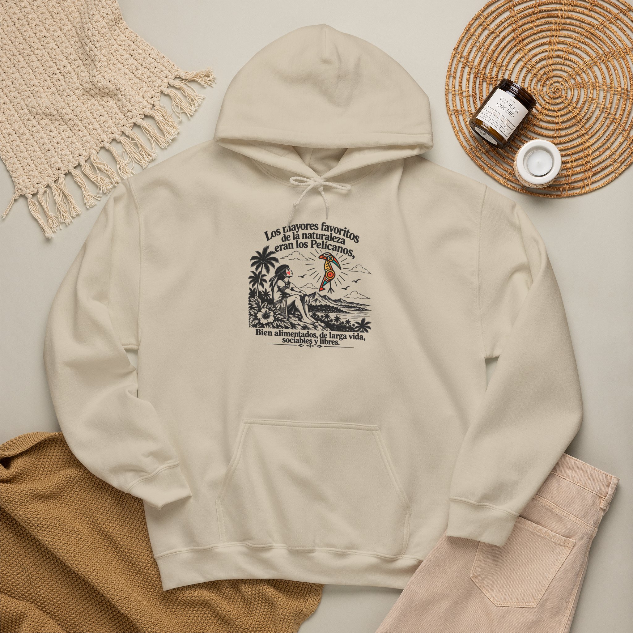 Hoodie — Pelícano Taíno “Los Mayores Favoritos de la Naturaleza” - Image 10