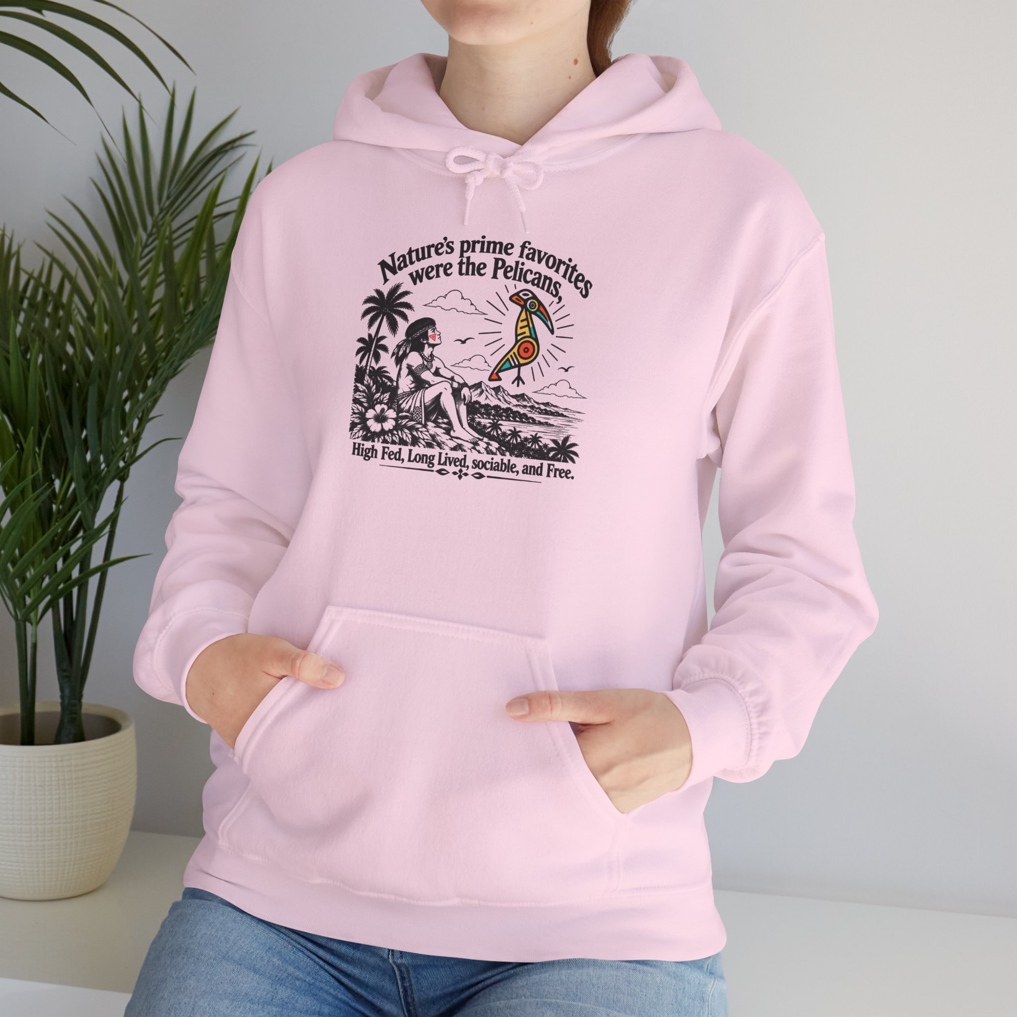 Taíno Pelican Hoodie — Spanish Puerto Rican Heritage Design - Image 29