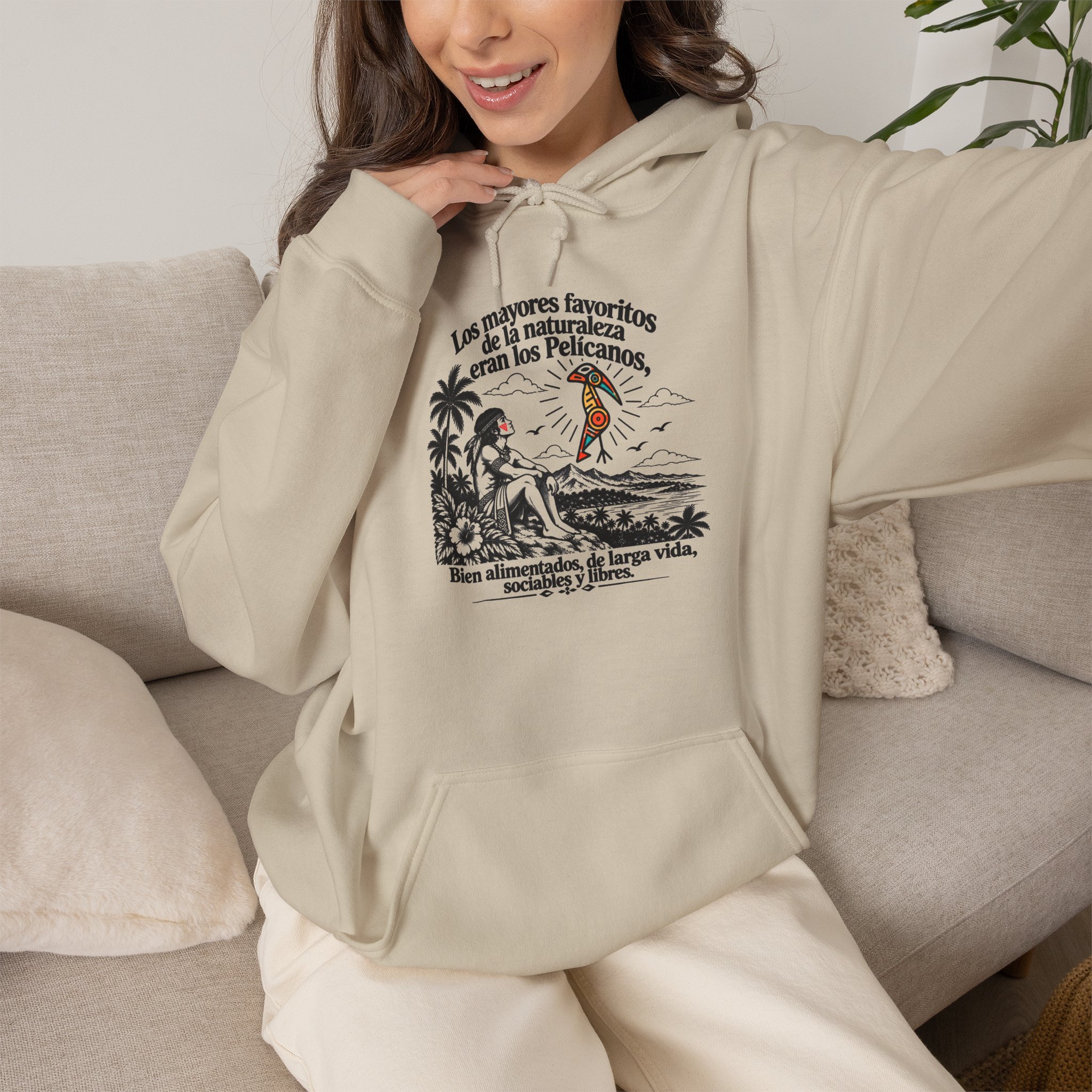 Hoodie — Pelícano Taíno “Los Mayores Favoritos de la Naturaleza” - Image 9