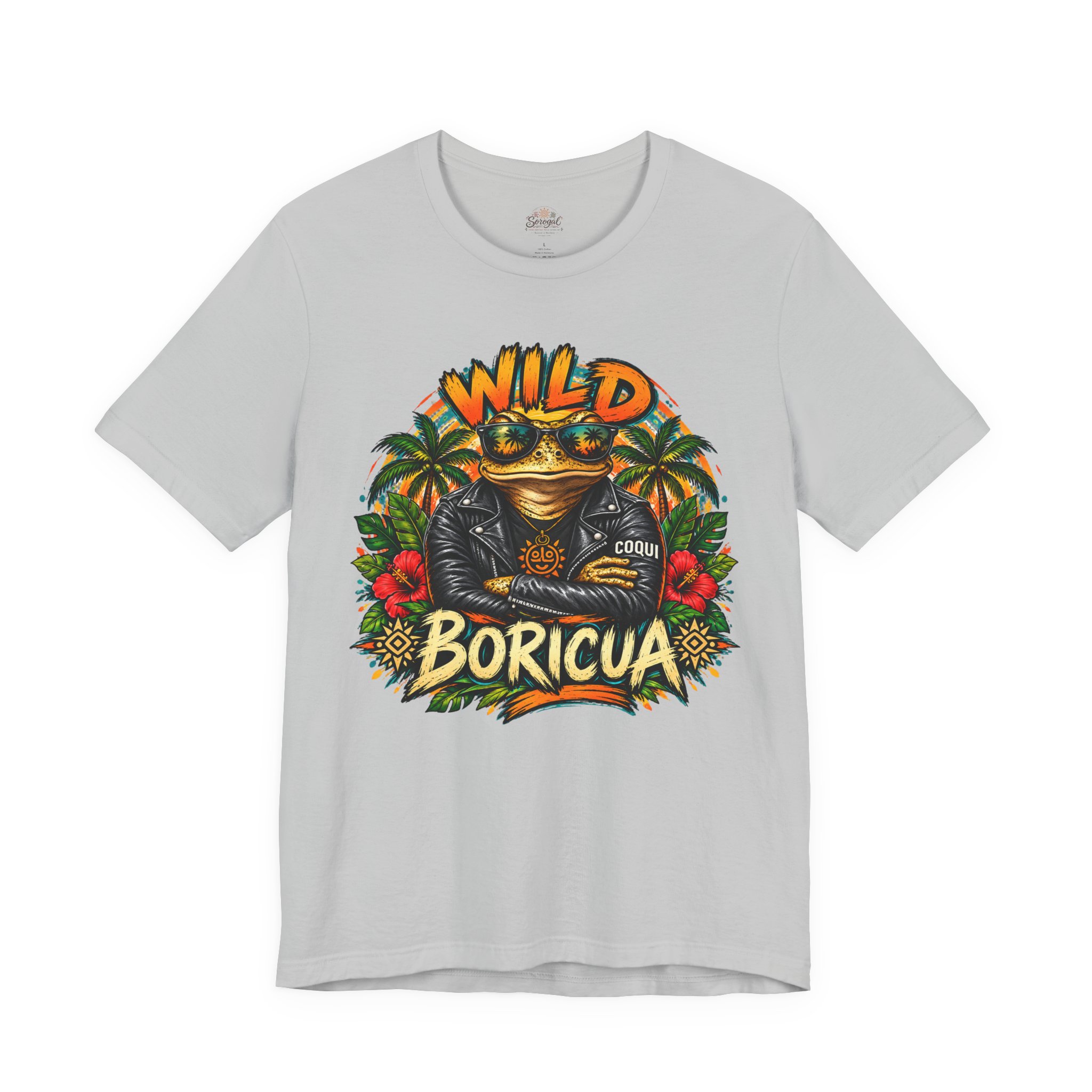 Boricua Wild Frog Tee | Puerto Rican Pride T-Shirt - Image 3