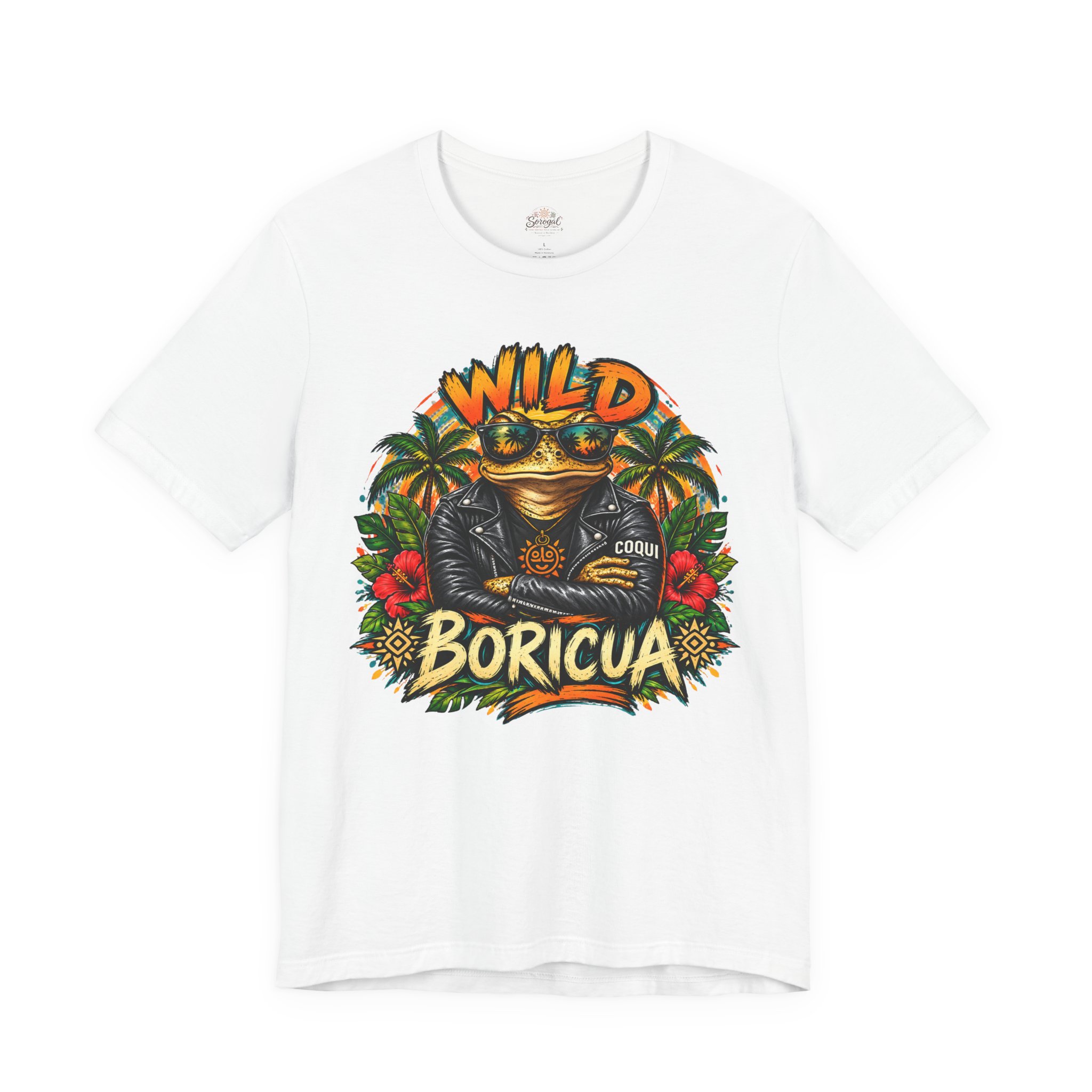 Boricua Wild Frog Tee | Puerto Rican Pride T-Shirt - Image 2