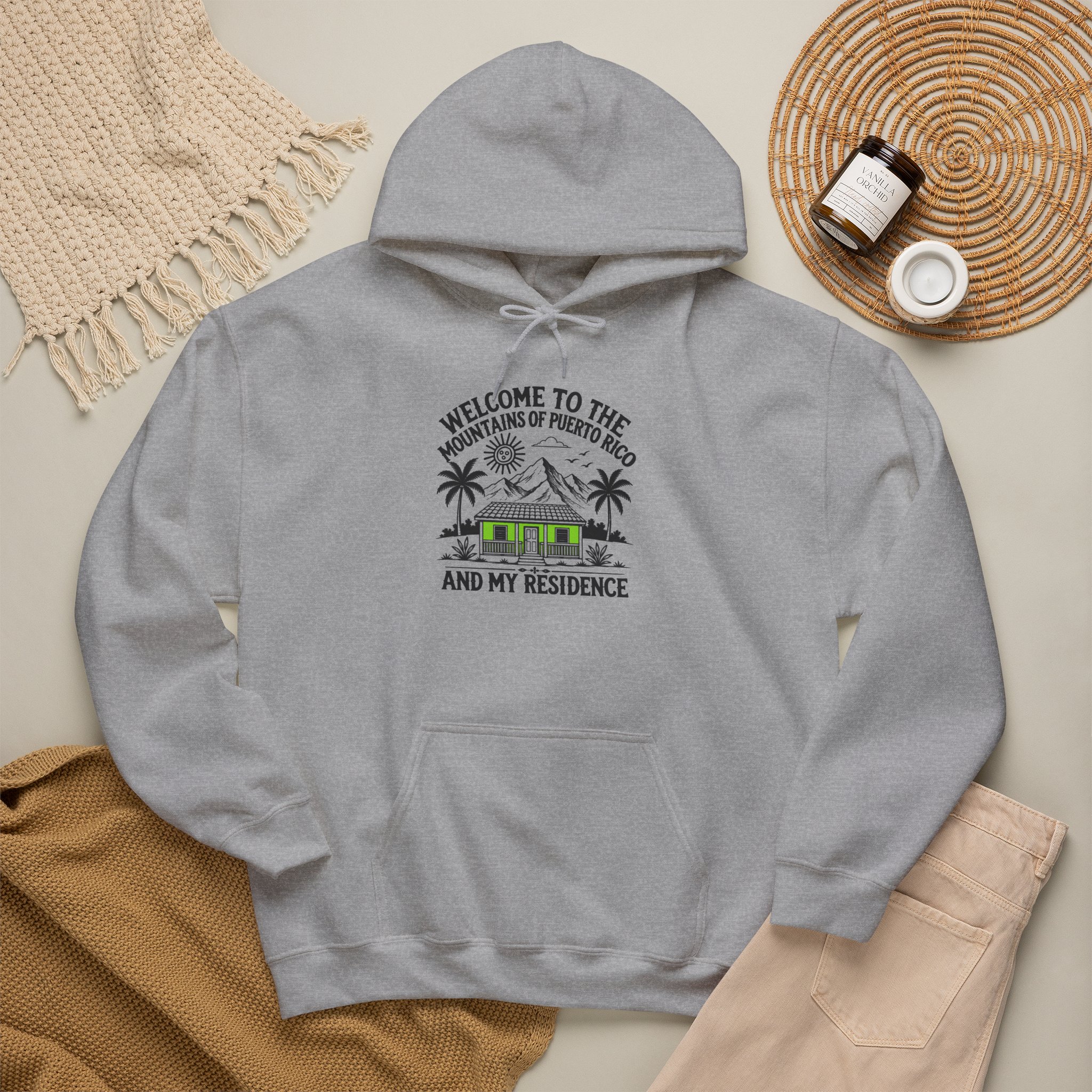 Puerto Rico Mountains Hoodie — Welcome Home Heritage Design - Image 10