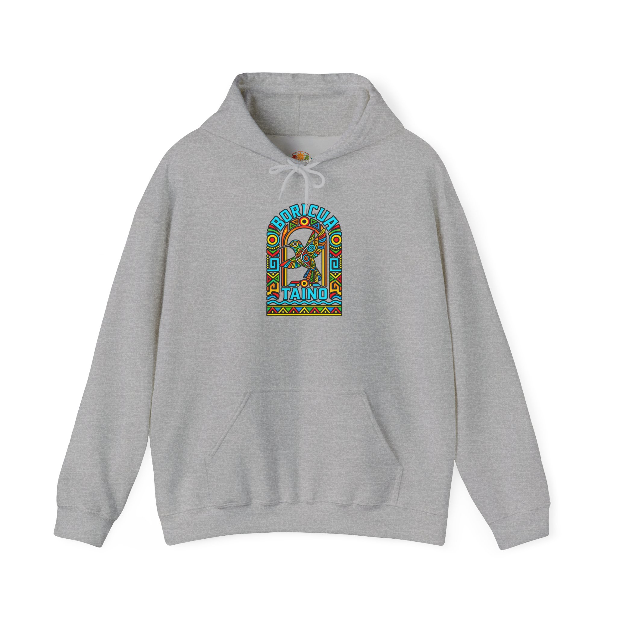 Boricua Taíno Hummingbird Hoodie – Puerto Rican Heritage - Image 18