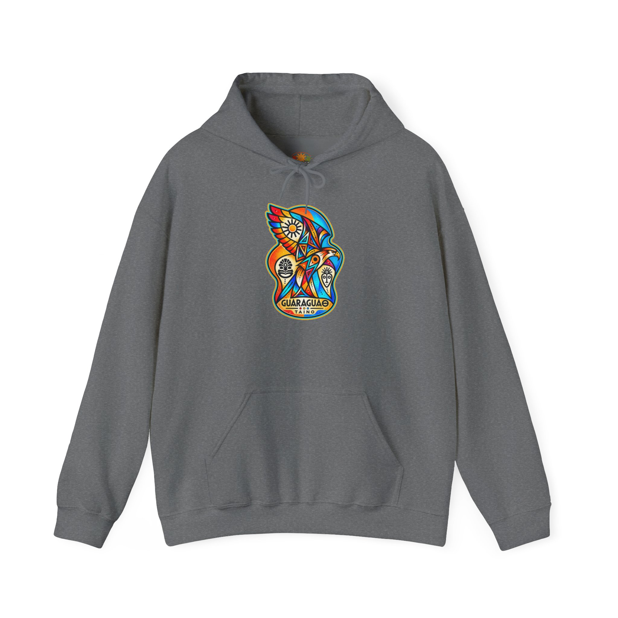 Guaraguao Taíno Hoodie – Puerto Rican Heritage Hawk Sweatshirt - Image 25
