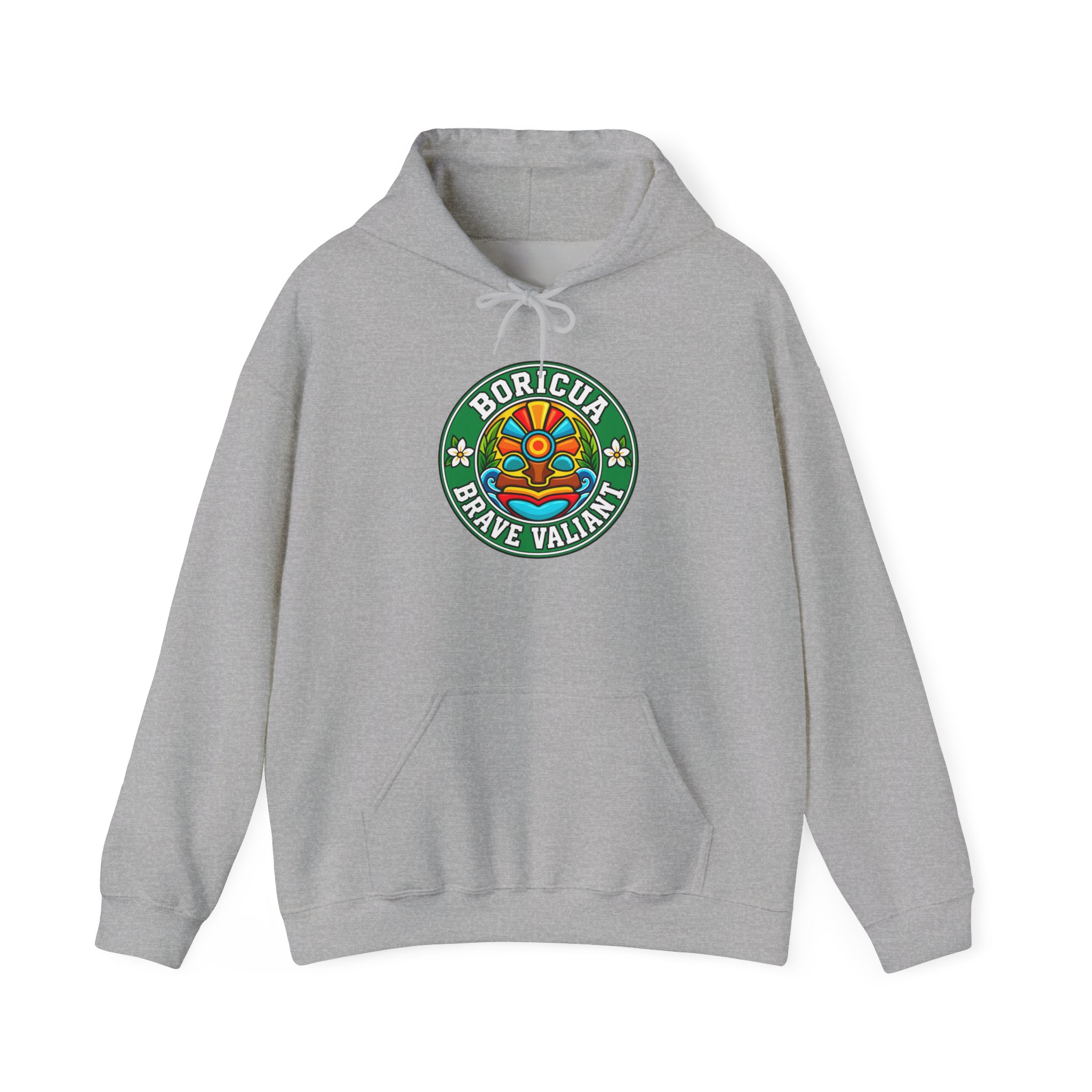 Boricua Brave Valiant Hoodie – Colorful Taíno Heritage Design - Image 15
