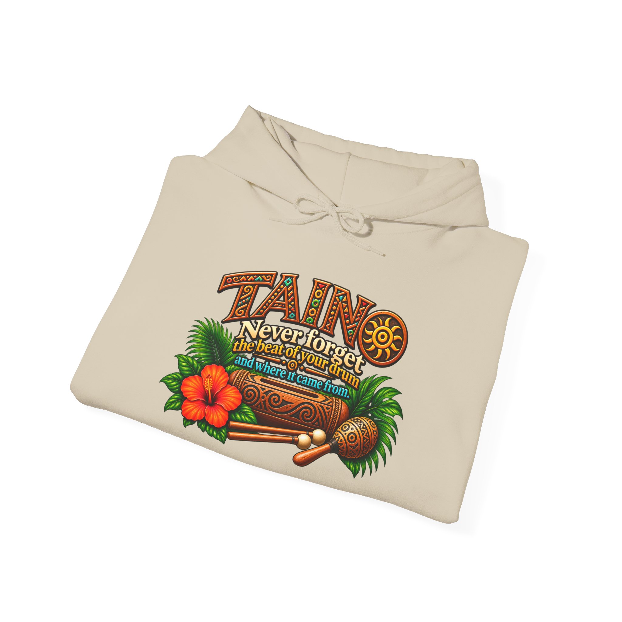Taíno Drum Hoodie — Puerto Rican Heritage Music Design - Image 14