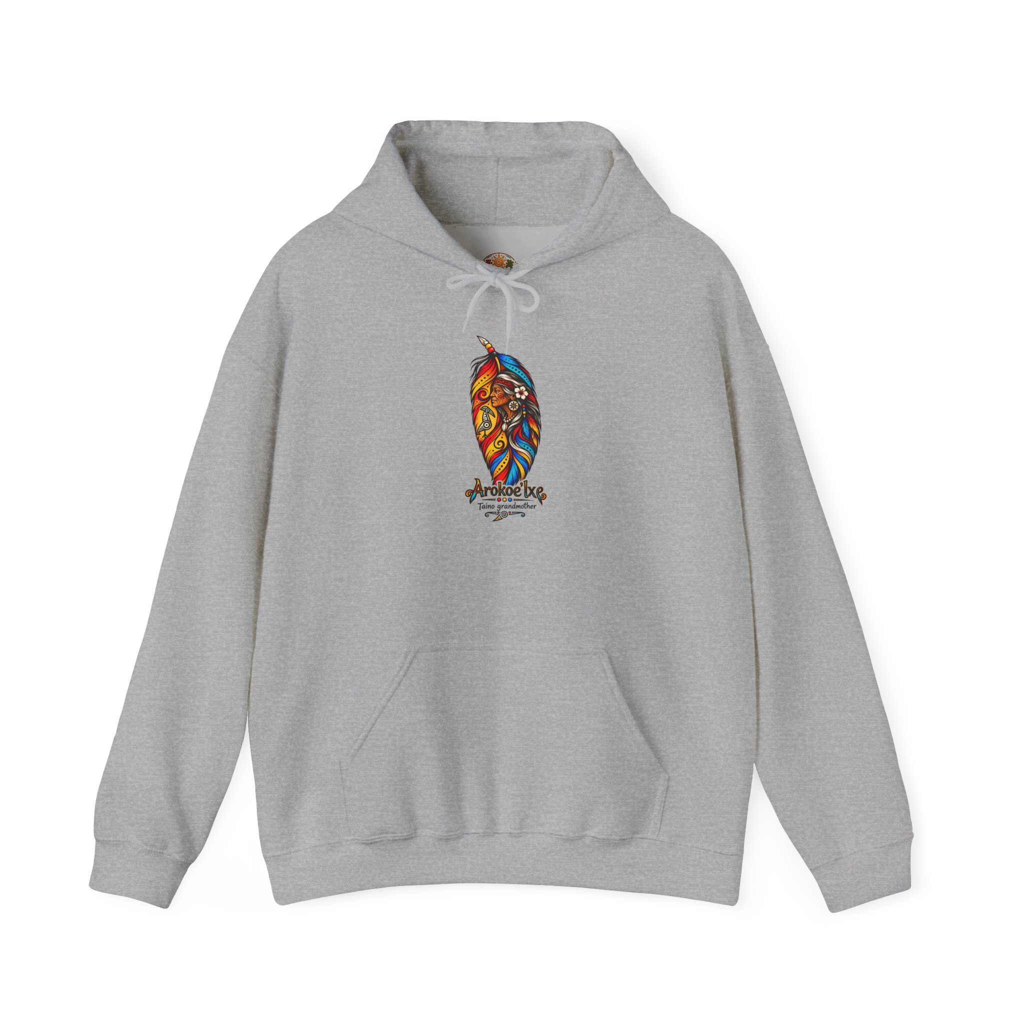 Arokoe’Ixe Taíno Grandmother Hoodie — Taíno Heritage Art Pullover - Image 15
