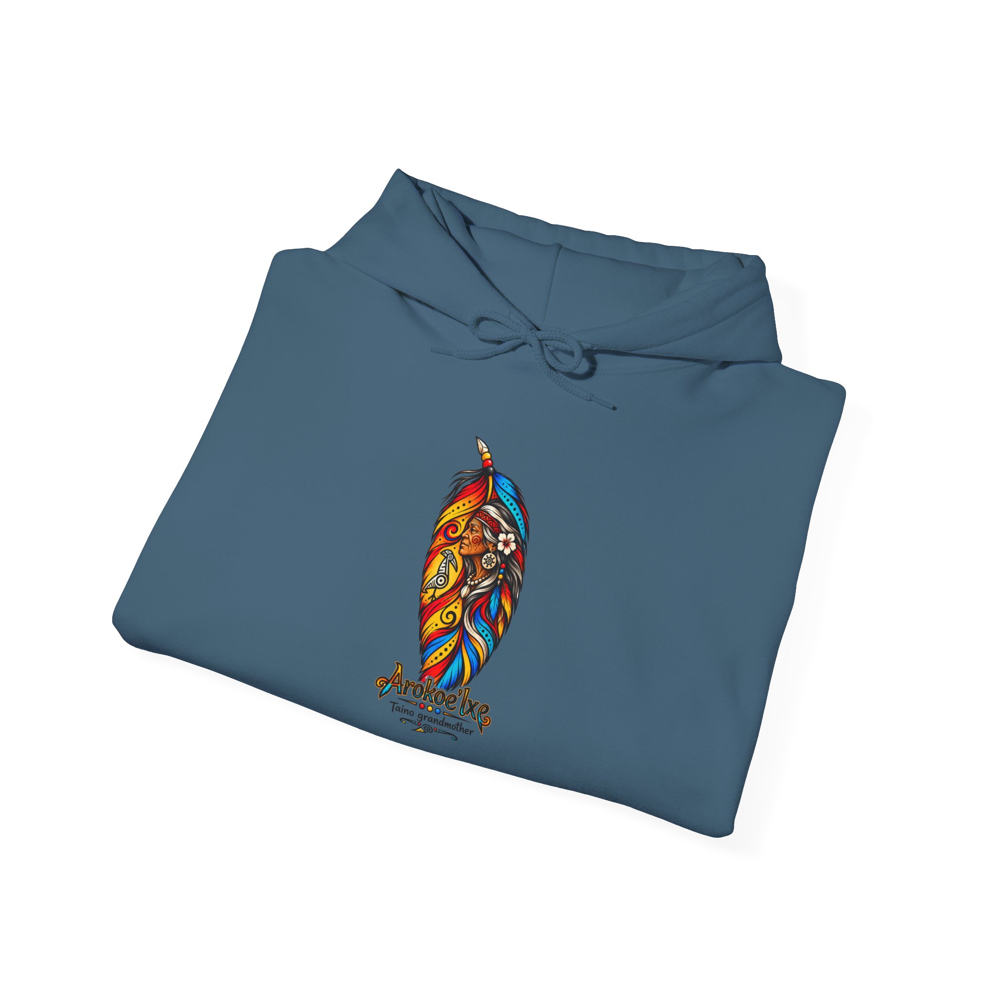 Arokoe’Ixe Taíno Grandmother Hoodie — Taíno Heritage Art Pullover - Image 39