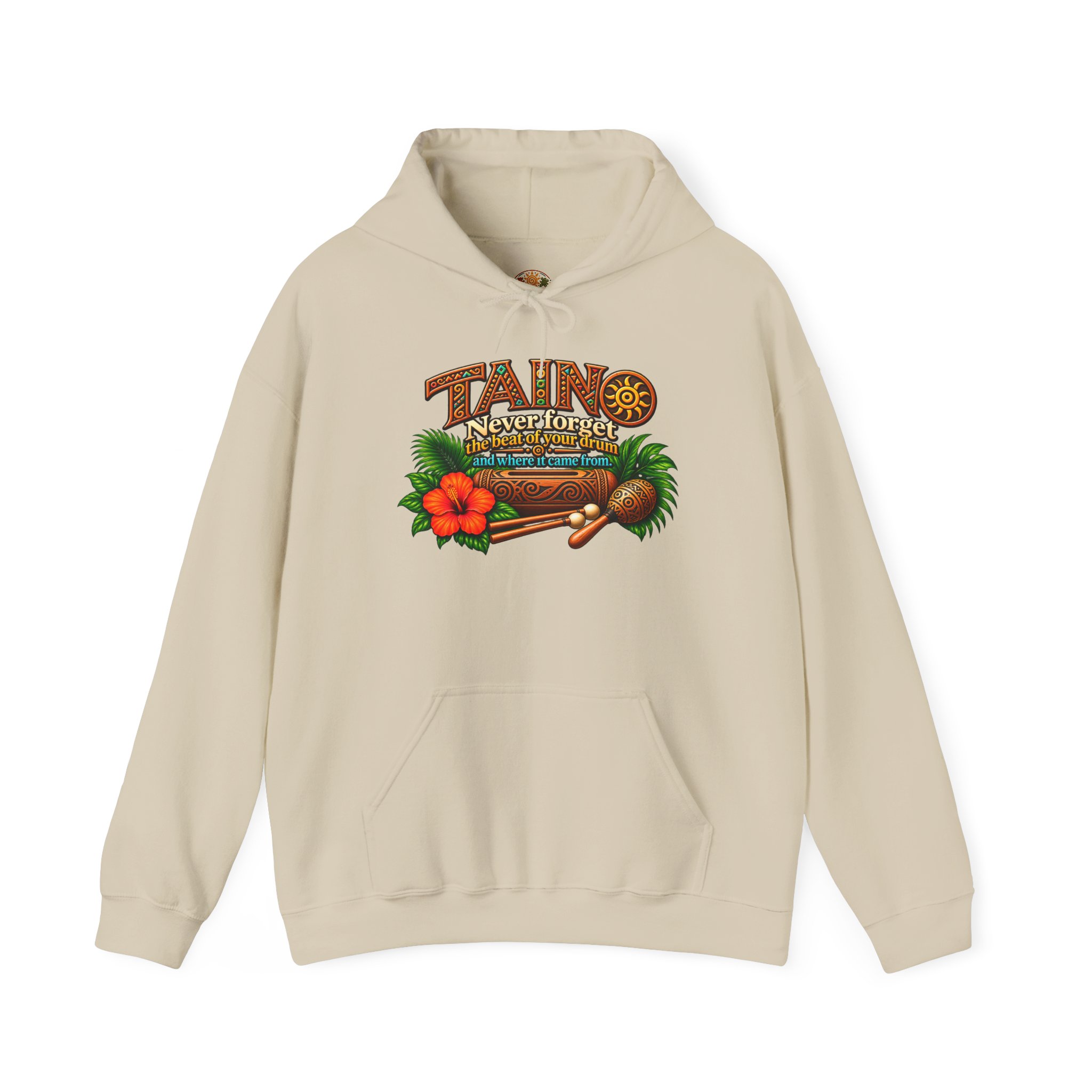 Taíno Drum Hoodie — Puerto Rican Heritage Music Design - Image 11