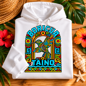 Boricua Taíno Hummingbird Hoodie – Puerto Rican Heritage