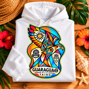 Guaraguao Taíno Hoodie – Puerto Rican Heritage Hawk Sweatshirt