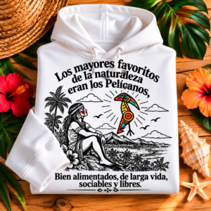 Hoodie — Pelícano Taíno “Los Mayores Favoritos de la Naturaleza”