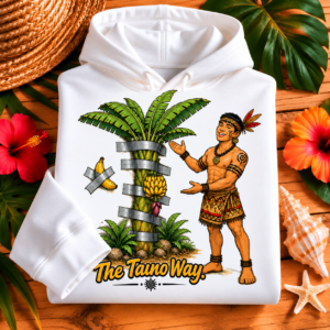 The Taíno Way Hoodie — Puerto Rican Taíno Heritage Pullover