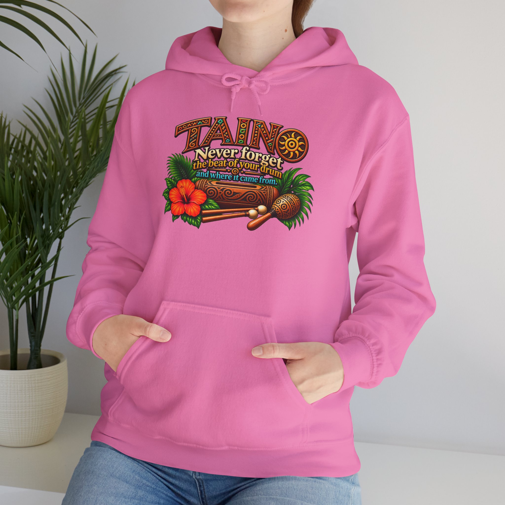 Taíno Drum Hoodie — Puerto Rican Heritage Music Design - Image 22