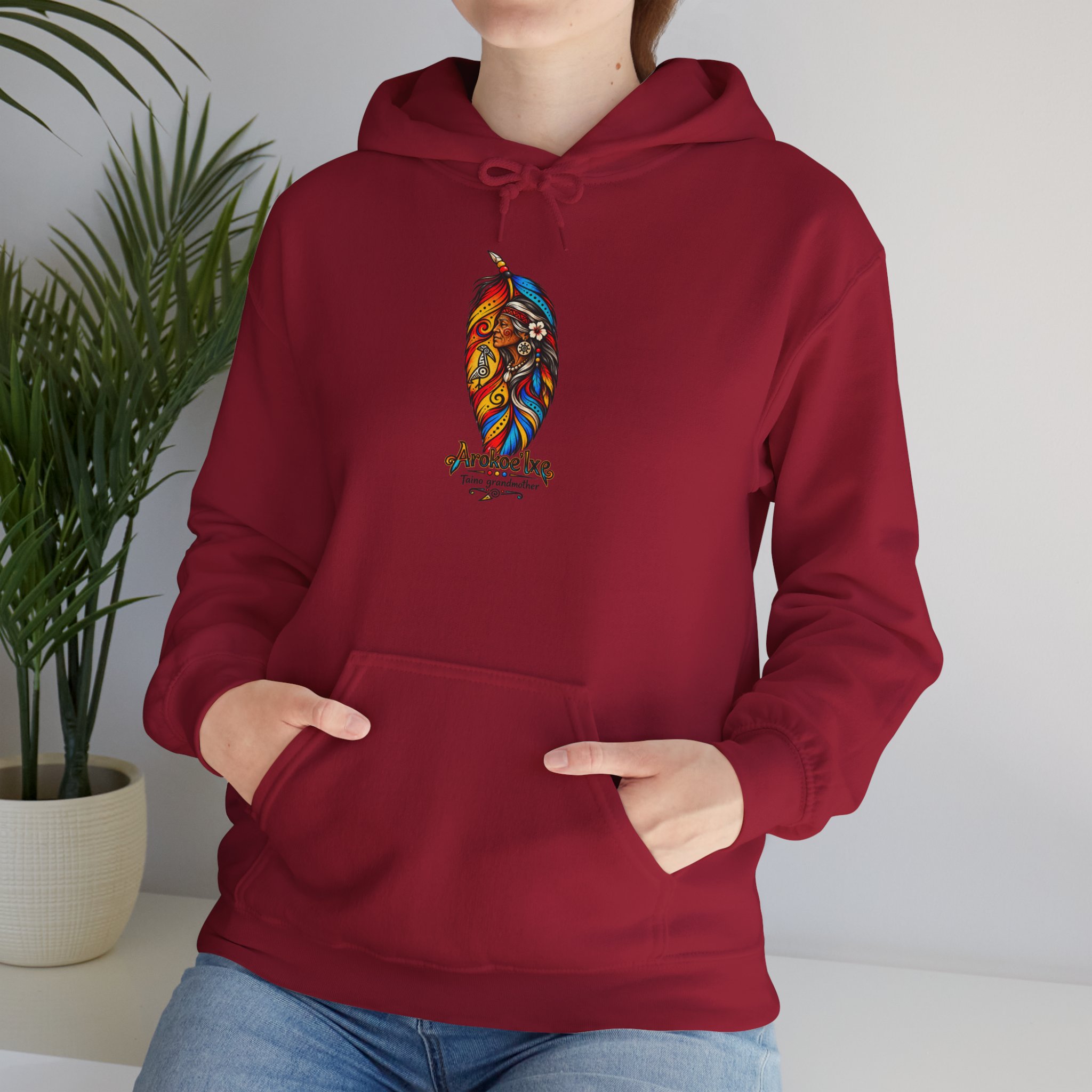 Arokoe’Ixe Taíno Grandmother Hoodie — Taíno Heritage Art Pullover - Image 54
