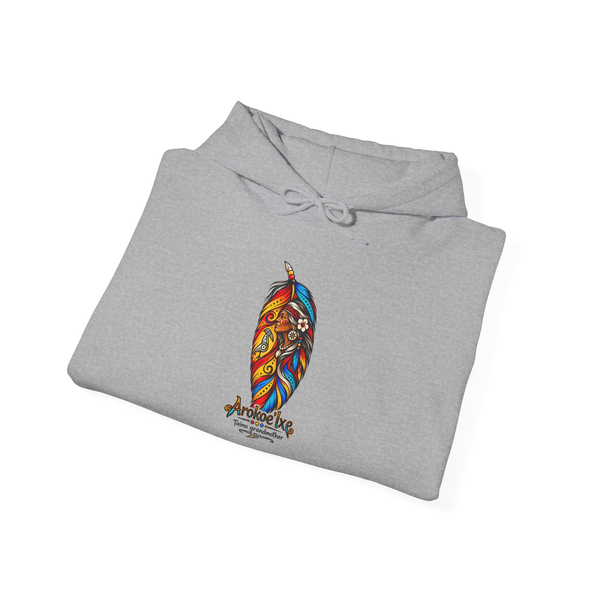 Arokoe’Ixe Taíno Grandmother Hoodie — Taíno Heritage Art Pullover - Image 18