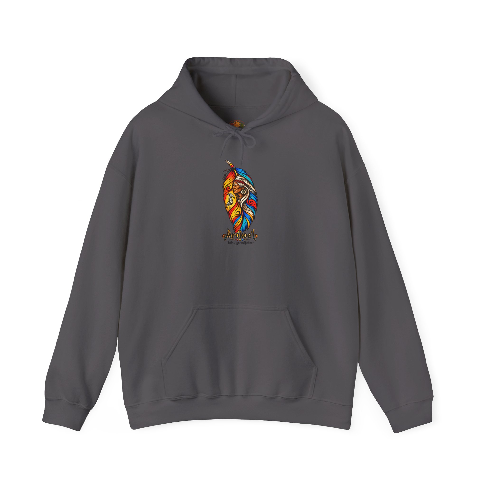 Arokoe’I Taíno Grandfather Hoodie — Taíno Heritage Art Pullover - Image 43