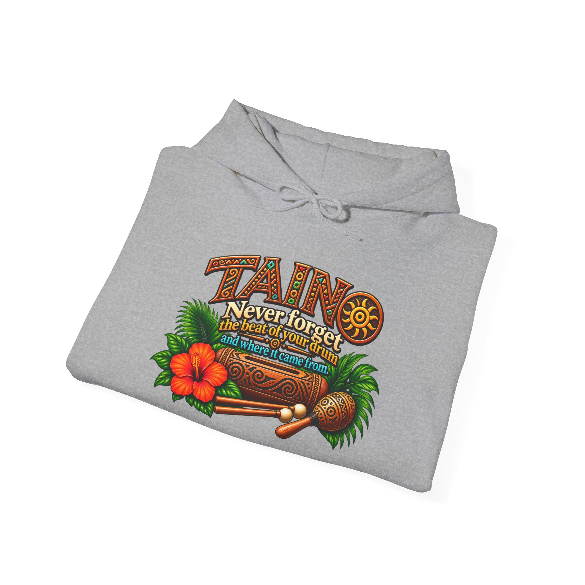 Taíno Drum Hoodie — Puerto Rican Heritage Music Design - Image 21
