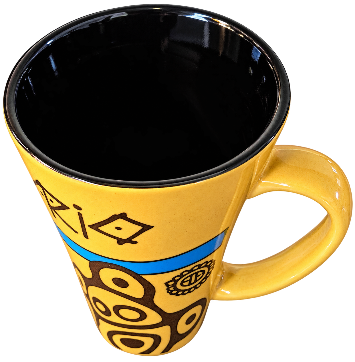 Puerto Rican Ceramic Mug – Taíno-Inspired Boricua Heritage Art - Image 3